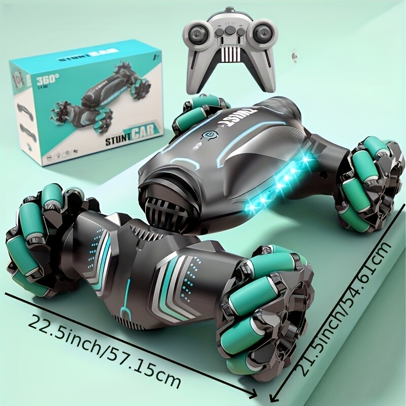 1pc 2.4G Remote For Controlled Deformable RC Twist Drift Car