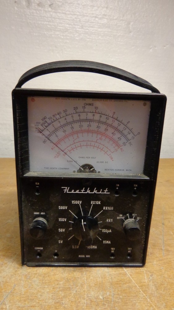 Heathkit Multi Meter Volt Ohm Model MM1