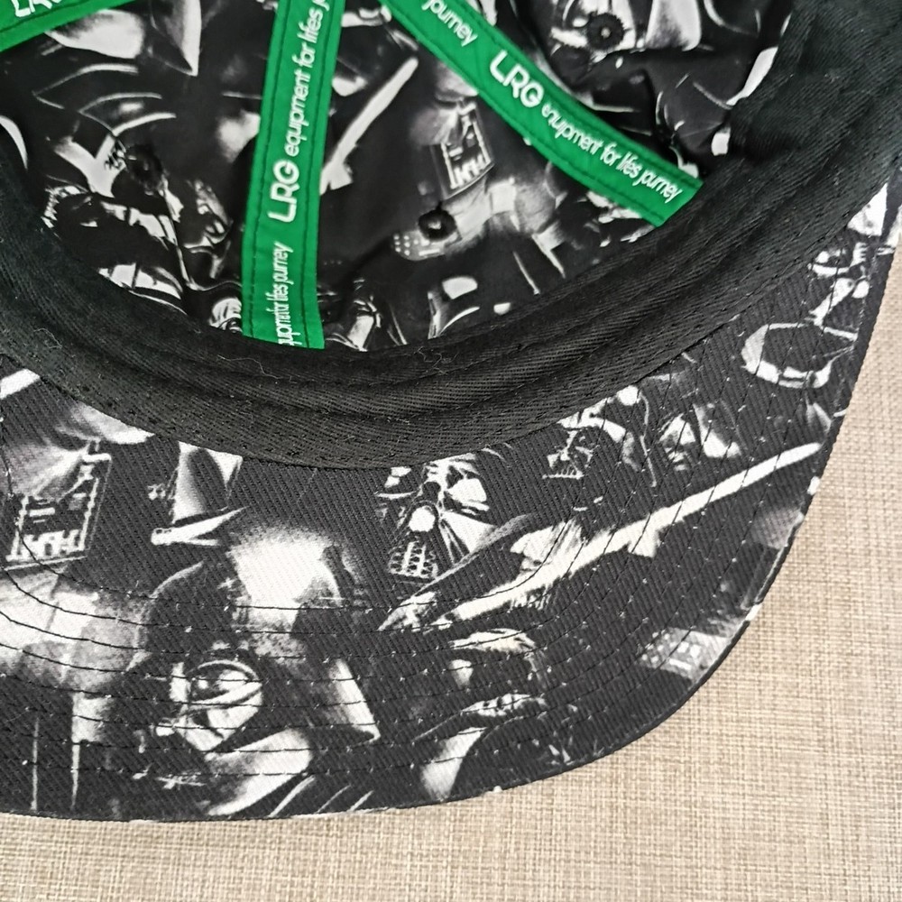 Star Wars Darth Vader Face Black Flat Bill Snapback Adjustable Cap Hat