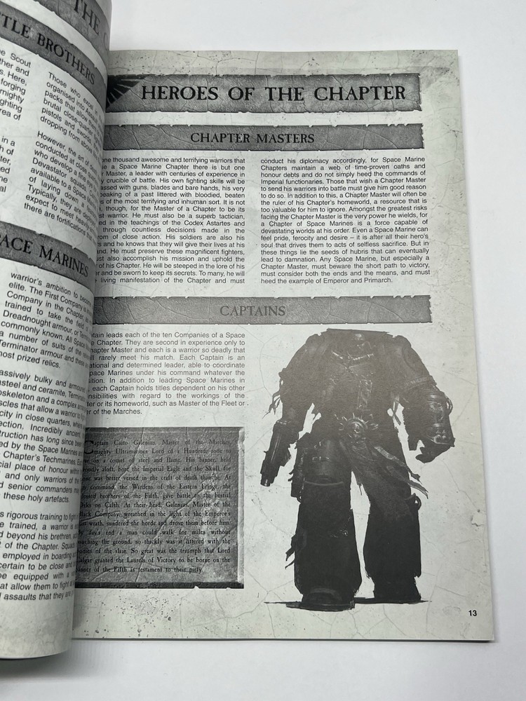 Games Workshop Warhammer 40k Space Marines Codex 4th edition Paperback