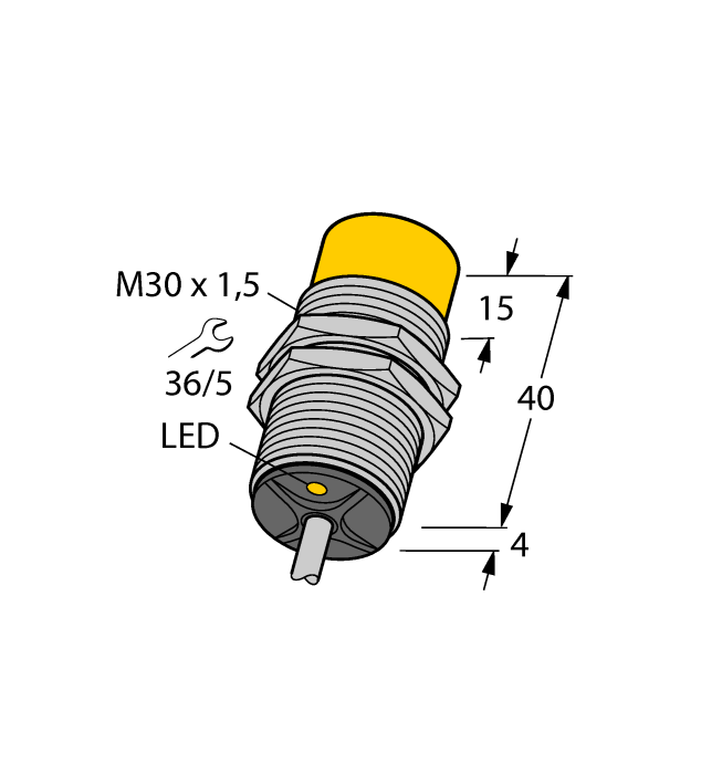 TURCK Ni15-G30-Y1X 40201 Inductive sensor