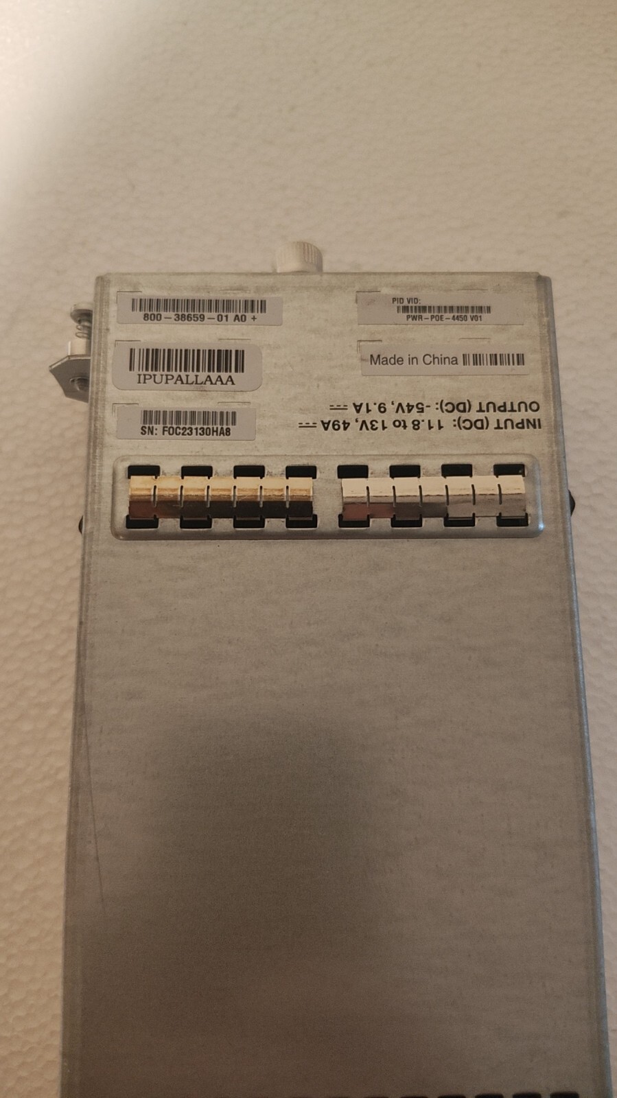 CISCO PWR-POE-4450 POE Power Over Ethernet Module for ISR4451 ISR4351 Router