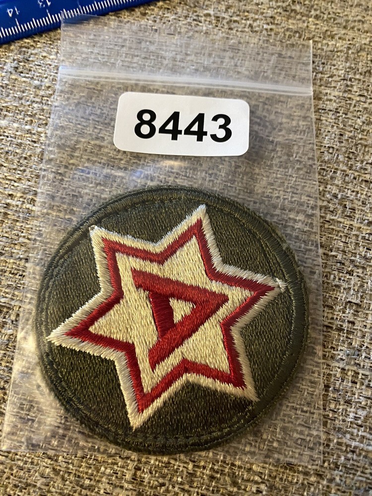 US Army 6th Army A Patch INV8443