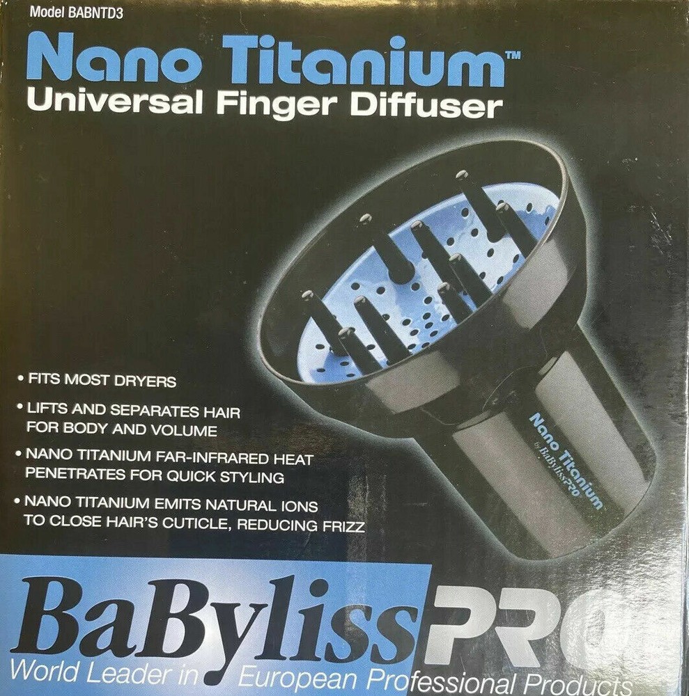 BaBylissPro Nano Titanium Universal Finger Diffuser BNTD3