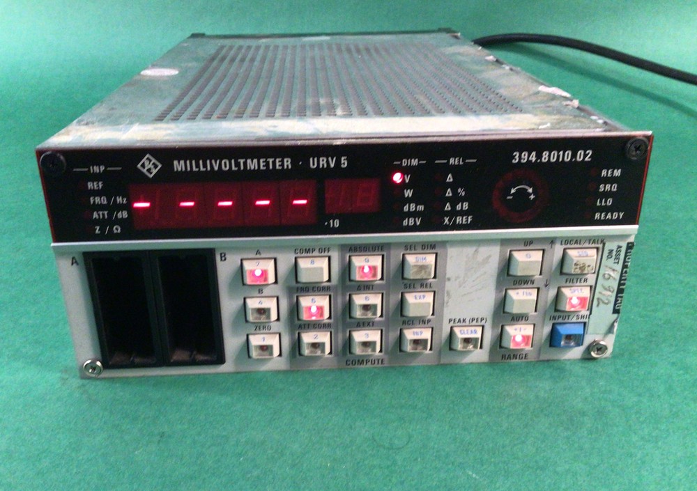 Rohde Schwarz URV5 Millivoltmeter