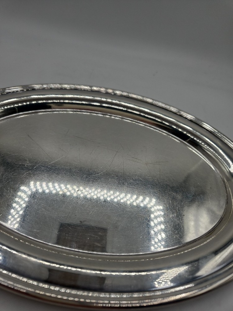 Gorham Original EP Y453 Silver Platter Serving Dish 10" x 7 1/4"