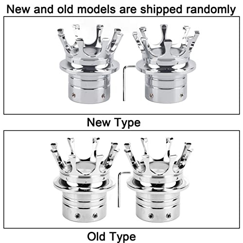Front Axle Nut Covers Kit, 5 Colors Front Axle Nut Covers Distinctive Crown