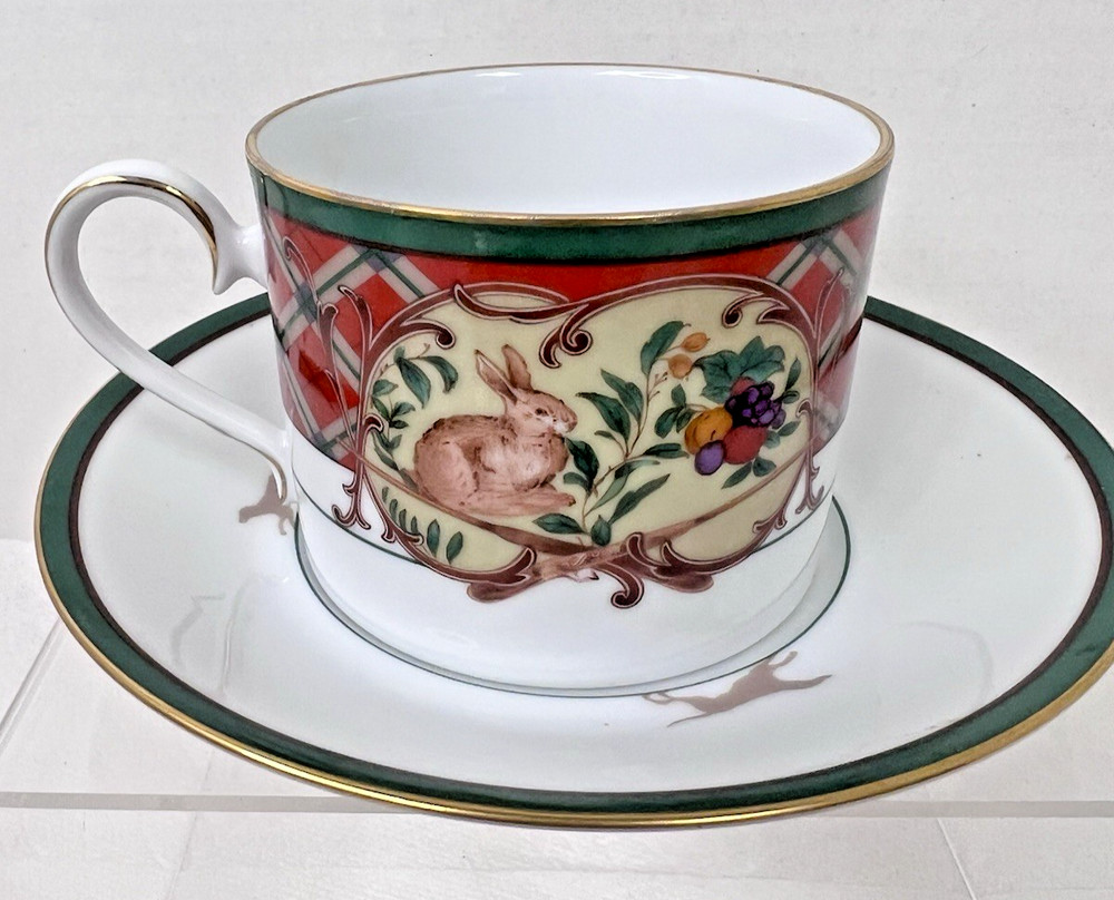 NORITAKE ROYAL HUNT CUP & SAUCER 2 3/8" Tall Cup 1 Sets