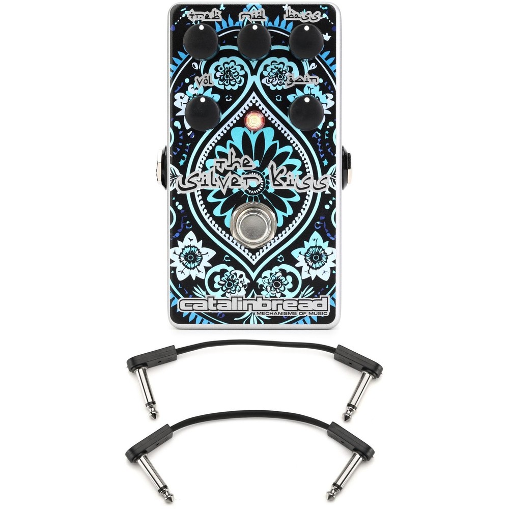 Catalinbread Silver Kiss MK2 Overdrive/Clean Boost/EQ Pedal with EBS Flat Patch