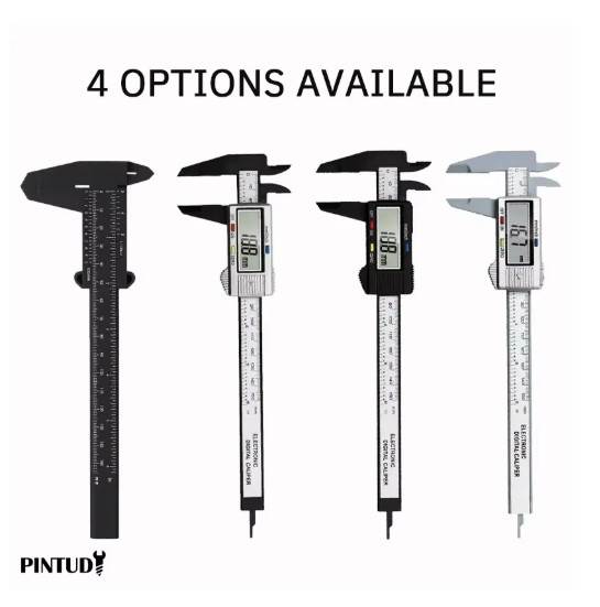 1PC Plastic Vernier Caliper Digital Display Caliper Mini Text Play Caliper