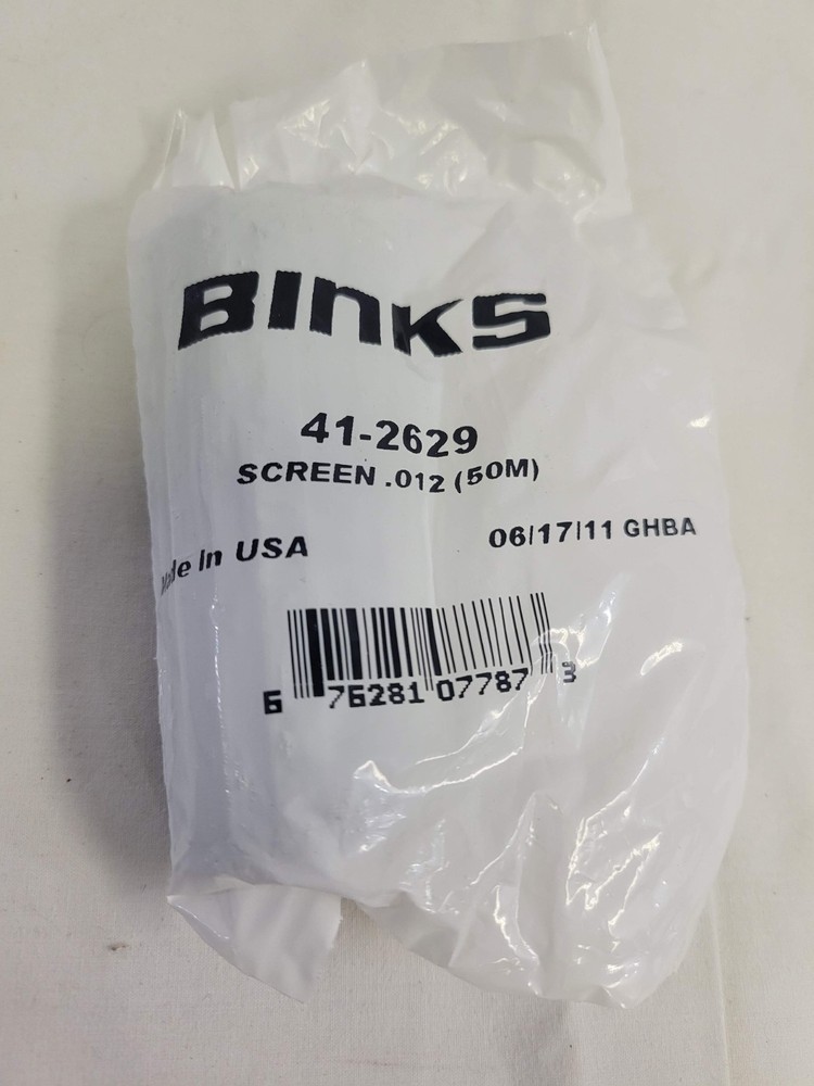 BINKS 41-2629 .012 50 MESH SCREEN NIB OEM