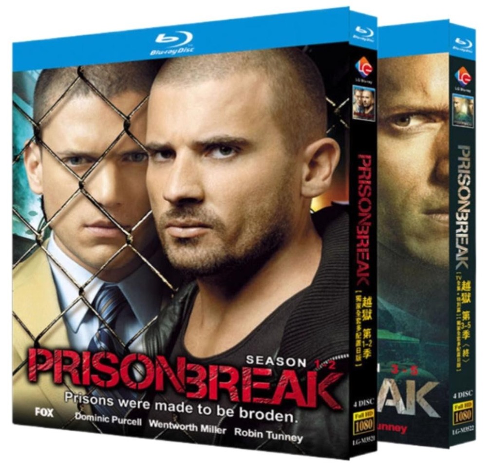 Prison Break Season 1 - 5 (2005 - 2017) 8-D 全新未拆封套装-