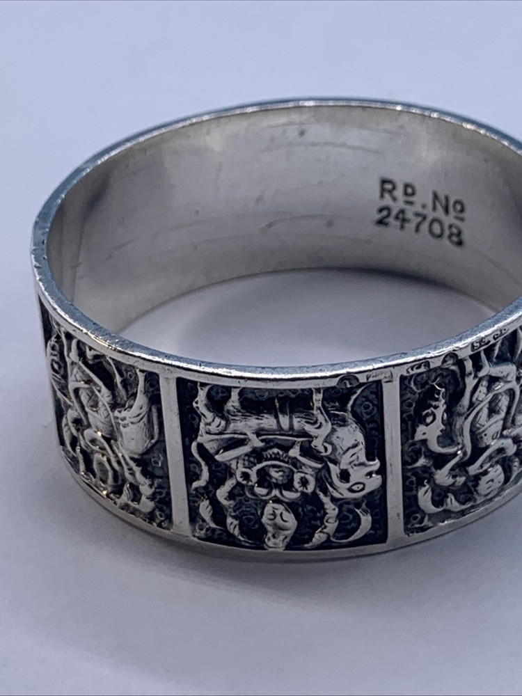 Vintage Indian Silver Napkin Ring