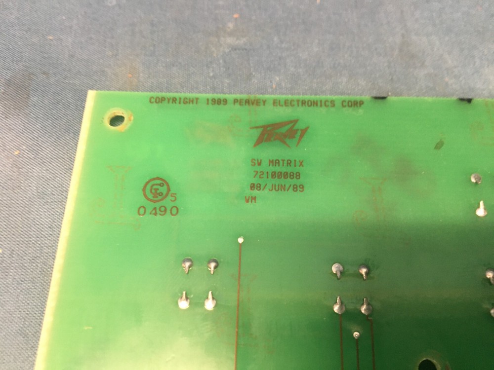 Peavey DPM-3se Keyboard Panel Switch Matrix Board