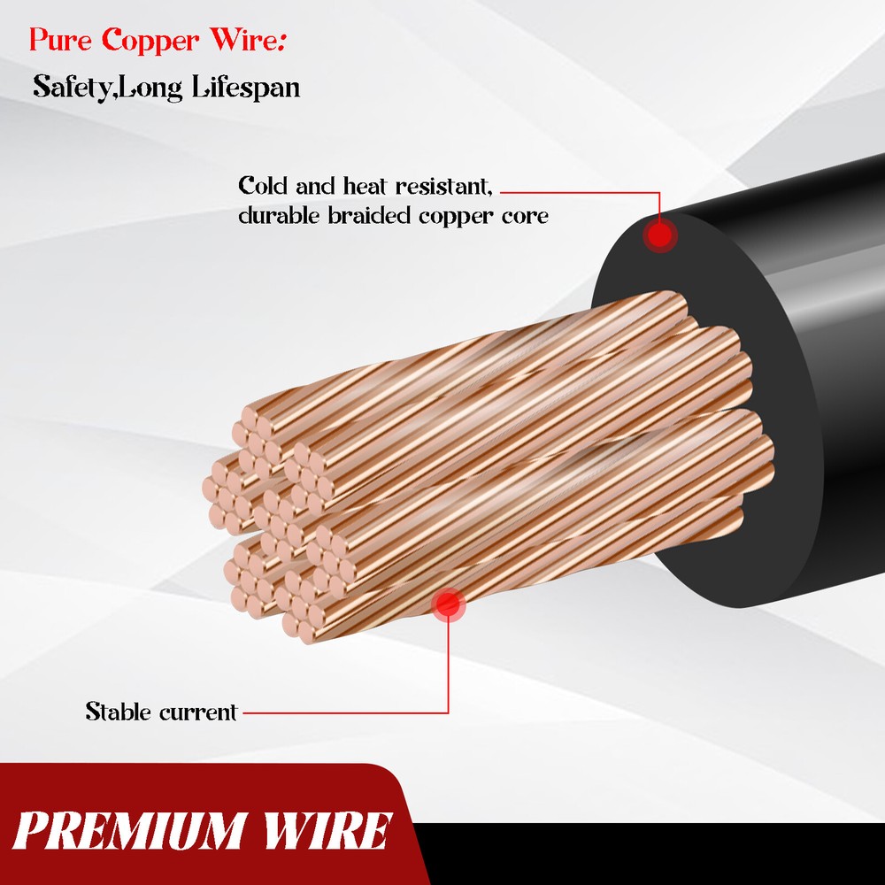 12V Cigarette Lighter Extension Cord Cable DC Power Heavy Duty Socket Plug 12ft.