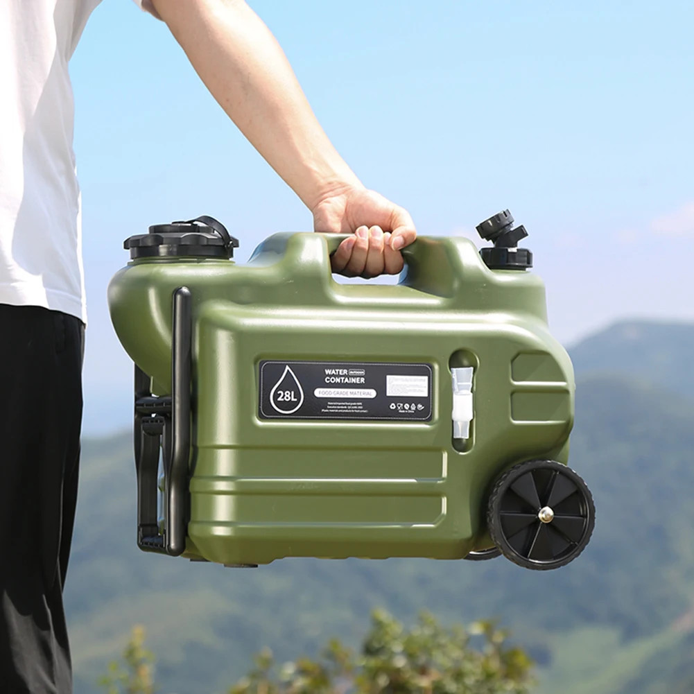 7 Gallon Water Jug,Camping Water Container, Portable Water Dispenser BPA Free US