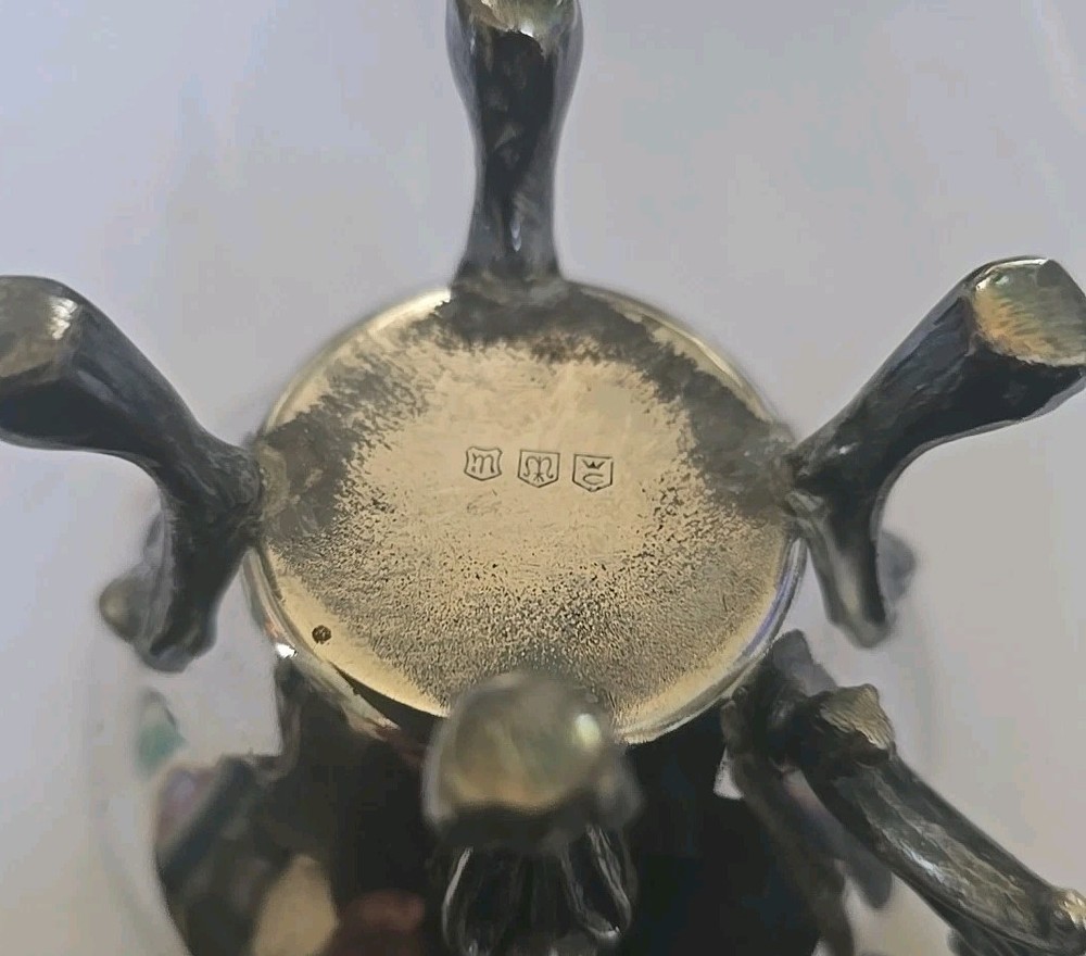 Silverplater 4pc Silverplate Footed (MMC) Vintage Tea Set