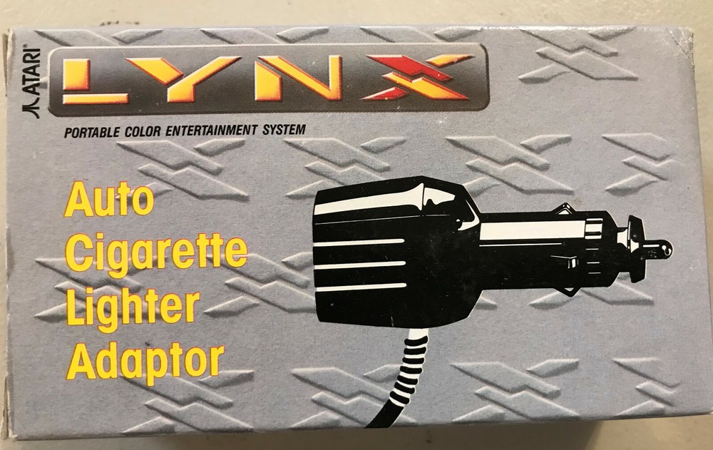 Atari Lynx AUTO CIGARETTE LIGHTER POWER ADAPTER NEW NIB