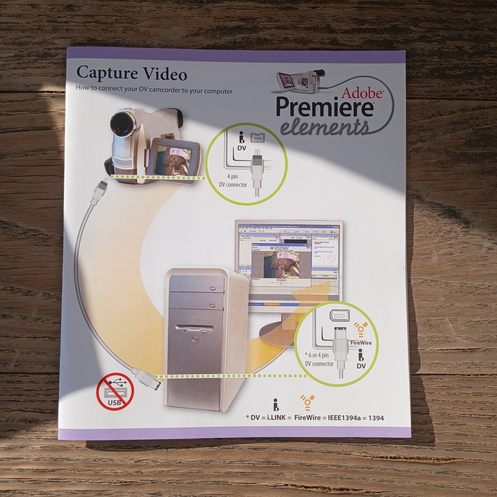 Adobe Premiere Elements for Windows XP PC CD-ROM Video Editing Software
