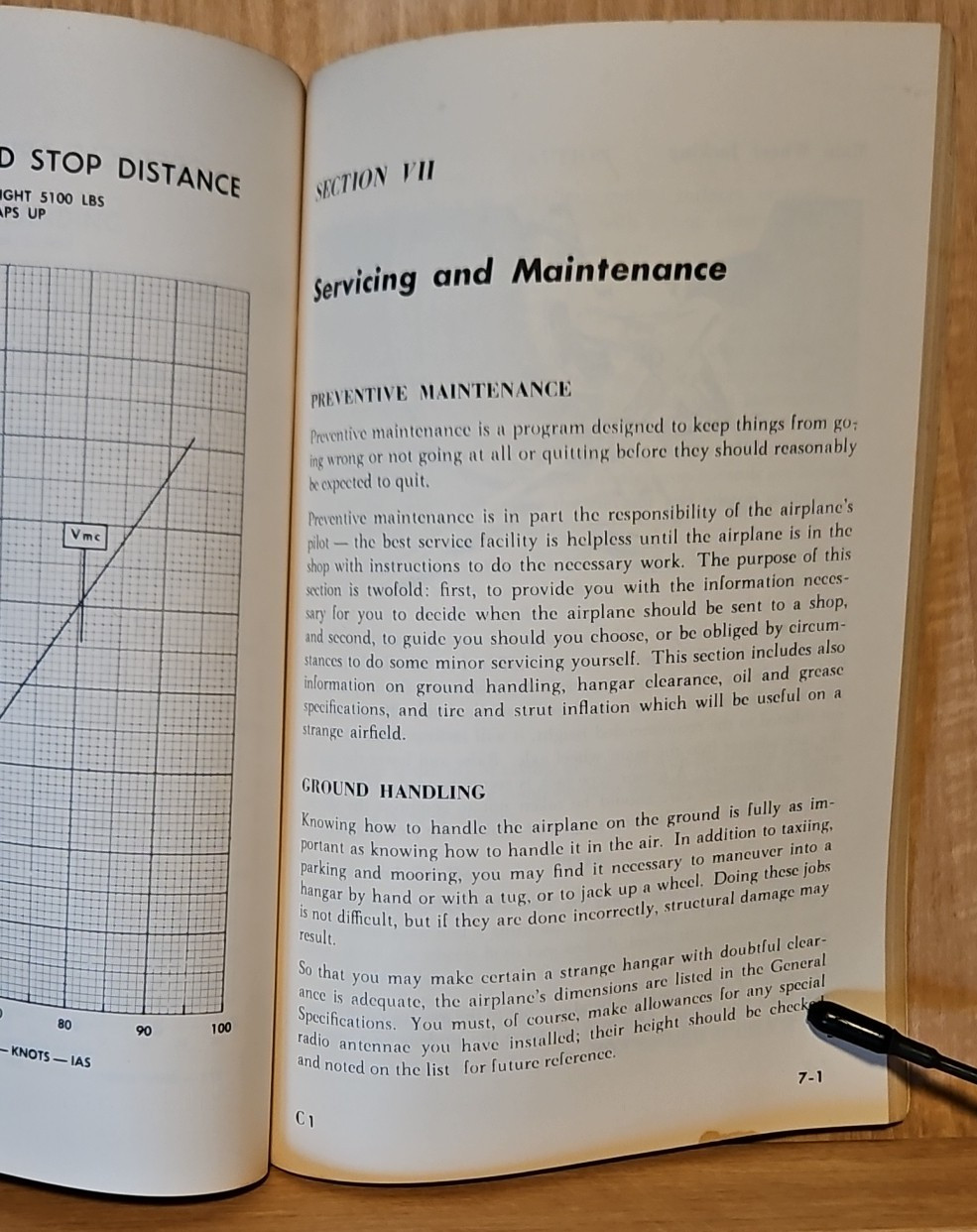 Army Model T-42A Aircraft Operator's Manual Beech B55B 1965