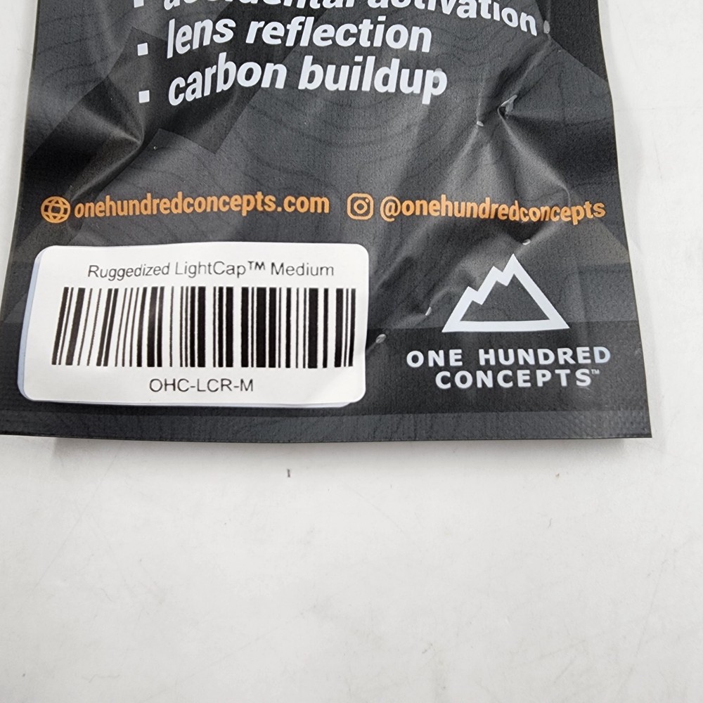 One Hundred Concepts Ruggedized Lightcap - Medium - Black