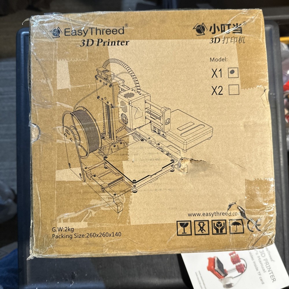 Easy Threes K7 Portable Mini 3D Printer, New Easy To Use Entry Level