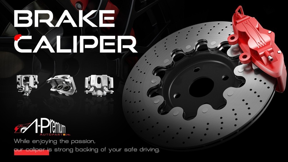 A-Premium Disc Brake Caliper Assembly Without Bracket Compatible with Select BMW