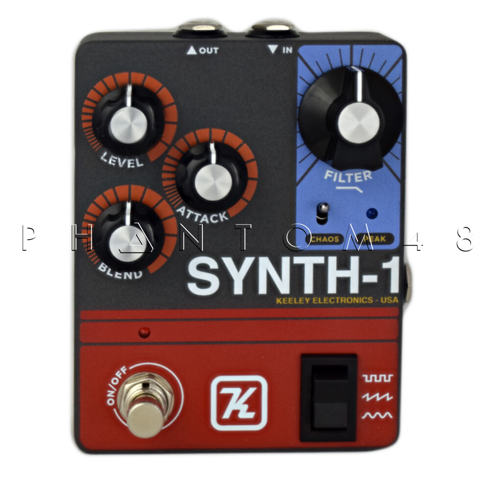 Keeley - Synth-1 - Reverse Attack Fuzz Wave Generator - Guitar Effects Pedal ...