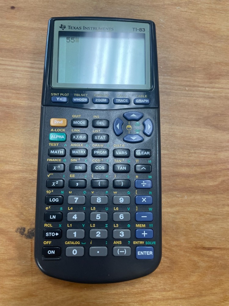 7x Texas Instruments TI-83 Black Graphing Calculator | Read Description