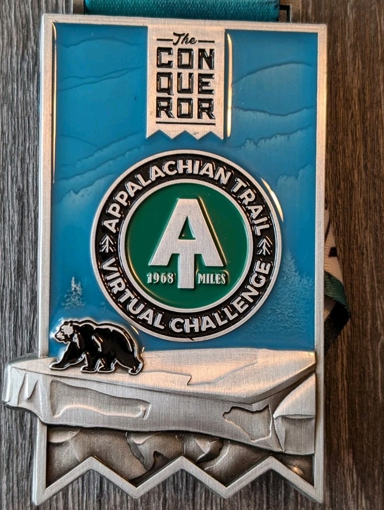 CONQUEROR Virtual Challenge Medal APPALACHIAN TRAIL