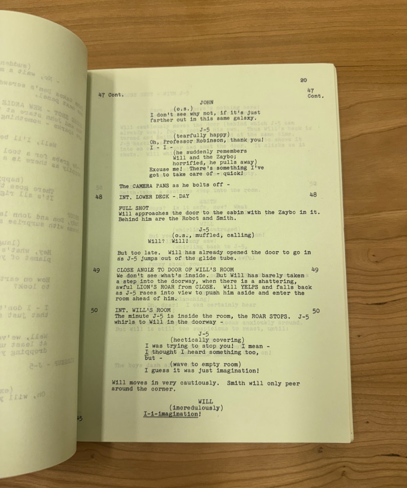 1960s Lost in Space The Haunted Lighthouse Production Script Irwin Allen Sci Fi