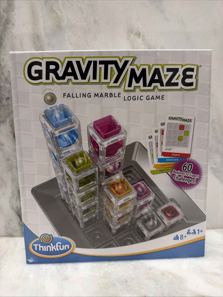 Gravity Maze Falling Marble Logic Game 60 Challenges TOTY 2015 Thinkfun NEW