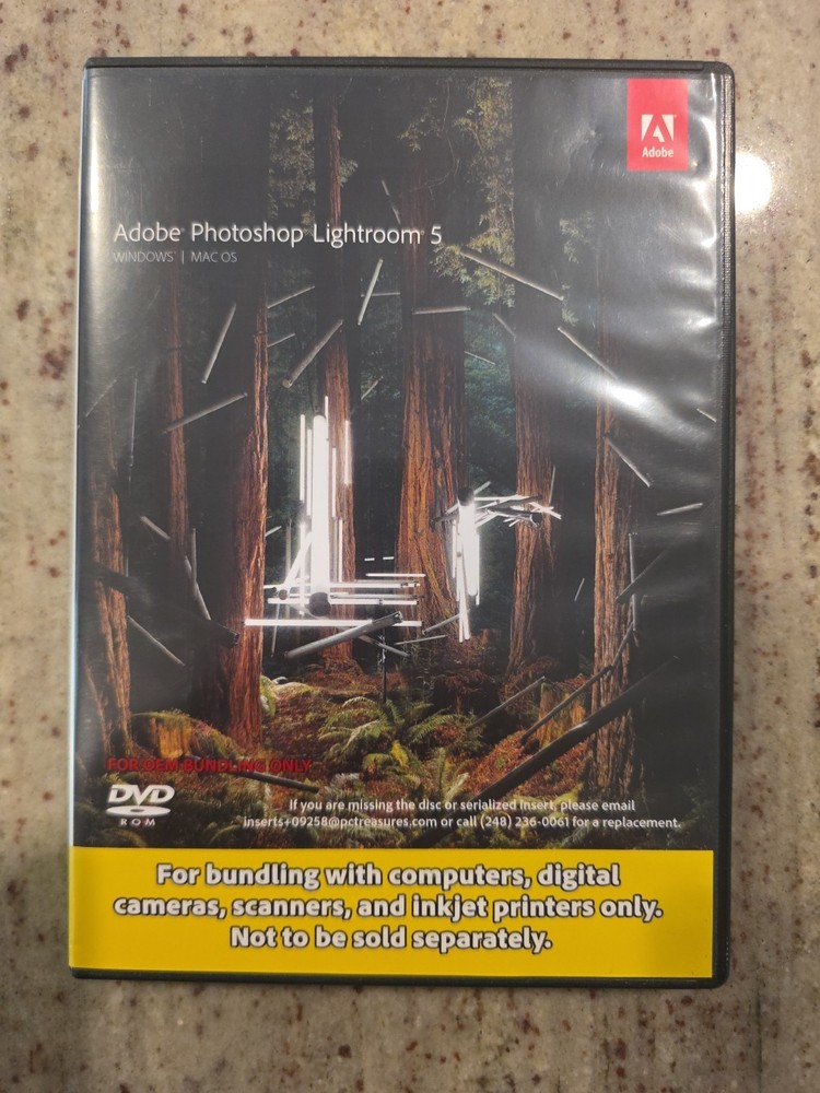 Adobe Photoshop Lightroom 5 Software DVD