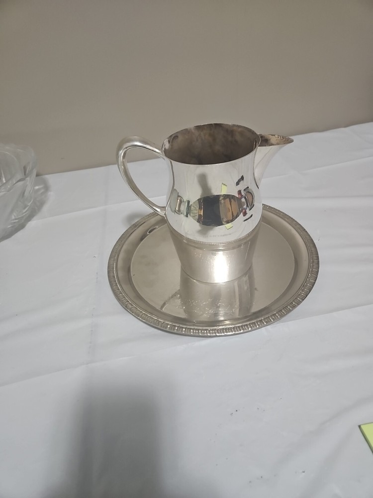 Vintage Silver Plated Tea / Water Pitcher