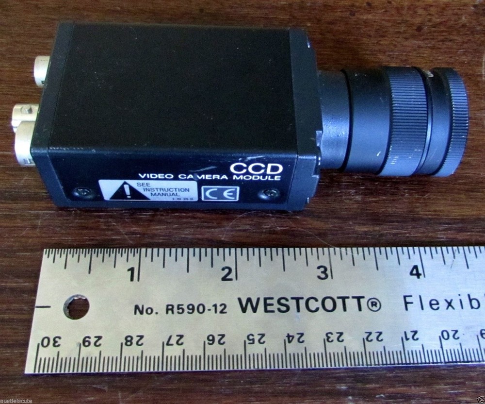 Sony CCD Microscope Video Camera Module Model XC-75 Towada 10.5-15VDC