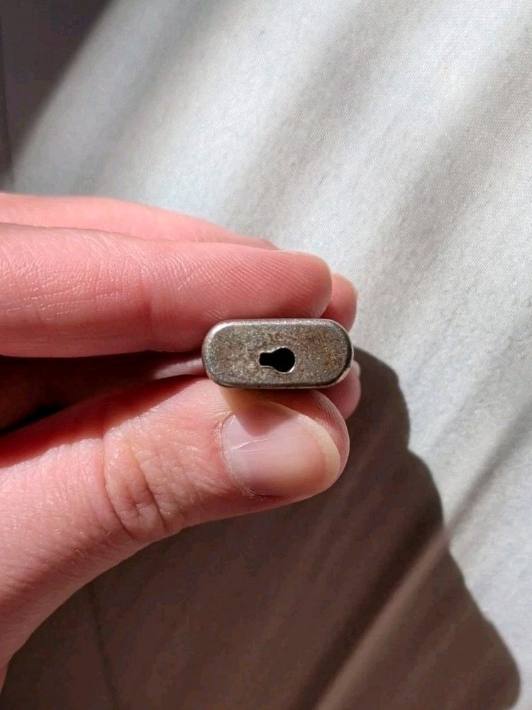 Very Old G & J Mini Padlock (LOCKED/NO KEY)