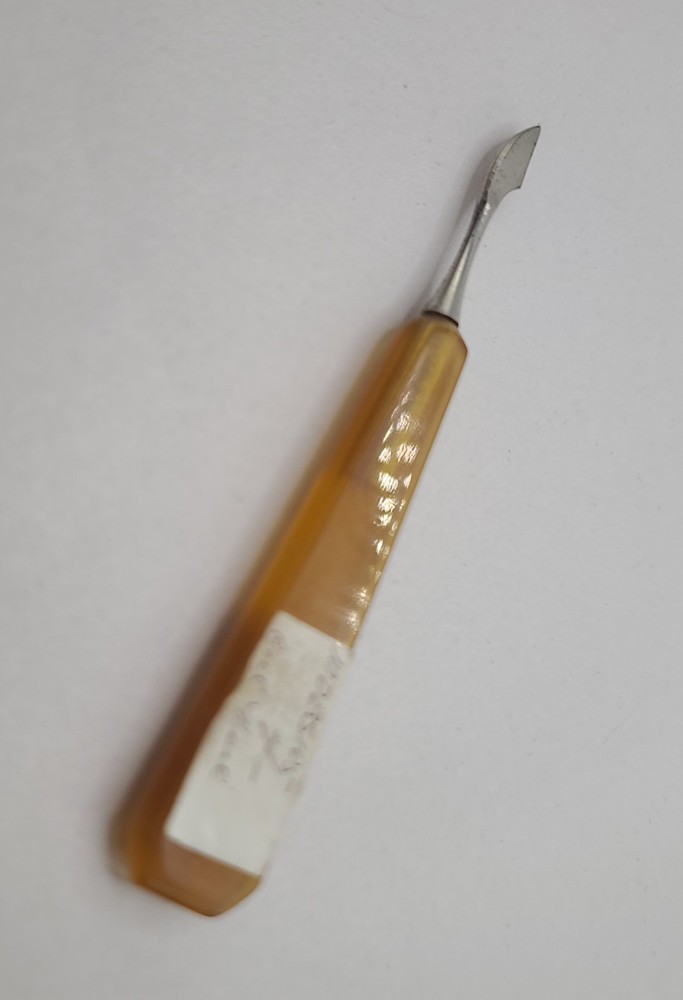 Vintage Bakelite Amber Art Deco Manicure Tool