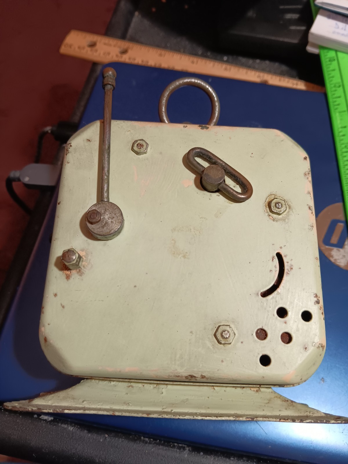 ANTIQUE GE General Electric X-Ray Corporation Wind-Up Interval Timer- Works