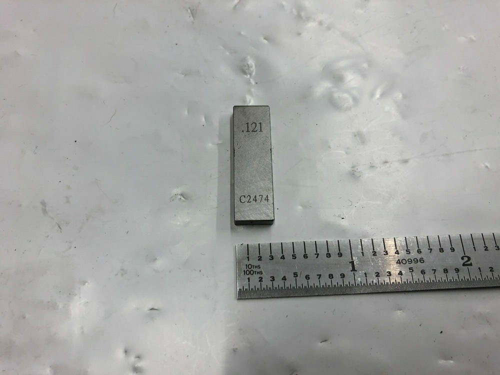 .121 Rectangle Steel Gage Block.