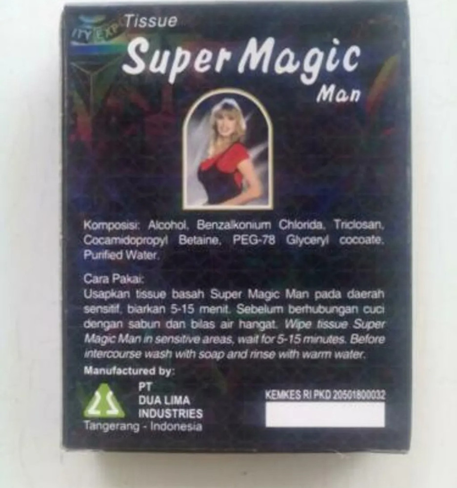 Super Antiseptic Magic Wet Tissue 3 Box Men Delayed Ejaculation SHIP FROM US