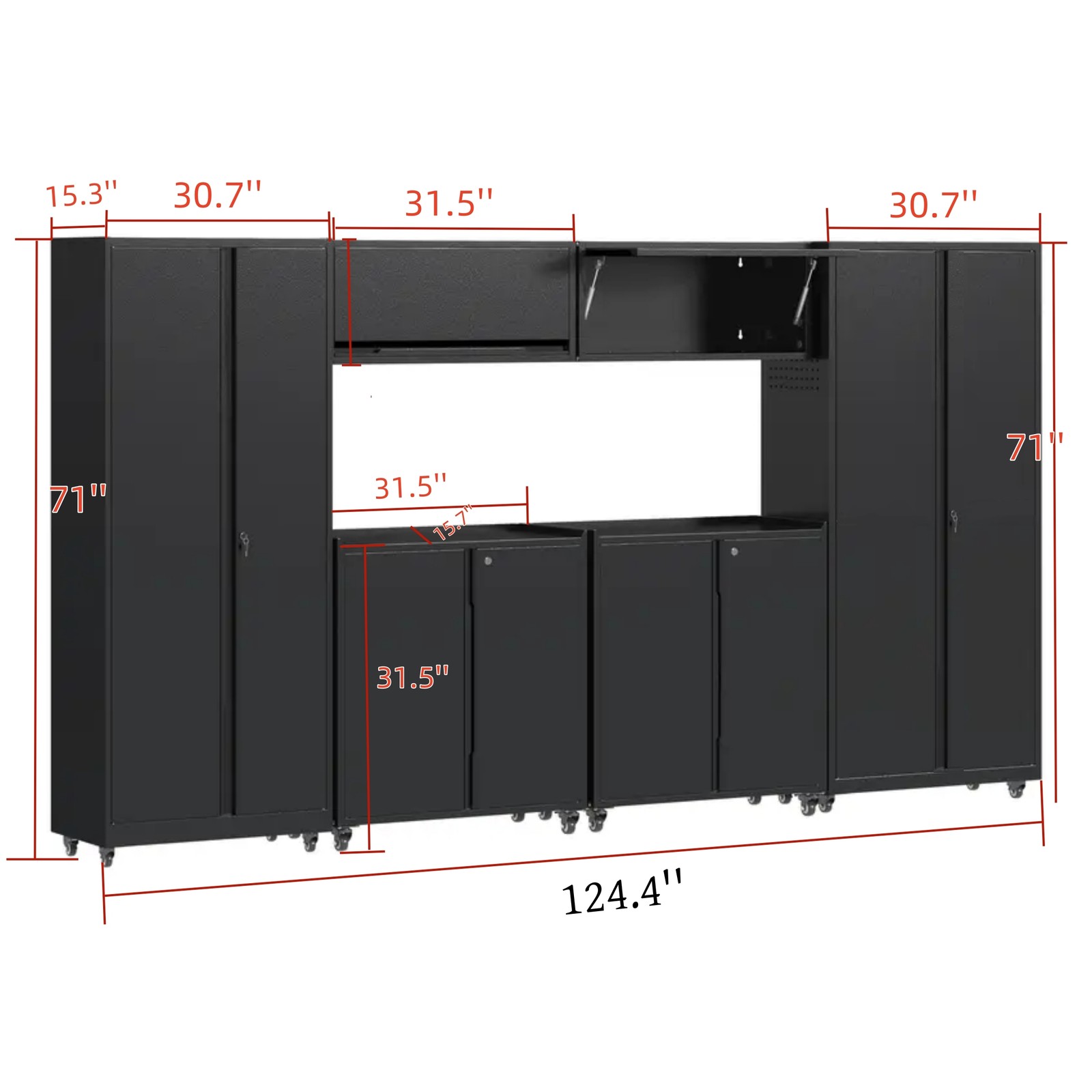 Metal Garage Cabinet Workshop Garage Cabinets Storage Cabinet Tool Boxs Set