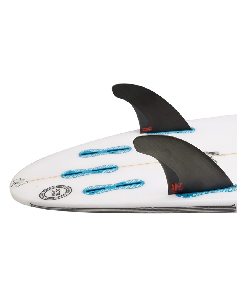 FCS 2 H4 Tri-Fin Set Smoke S