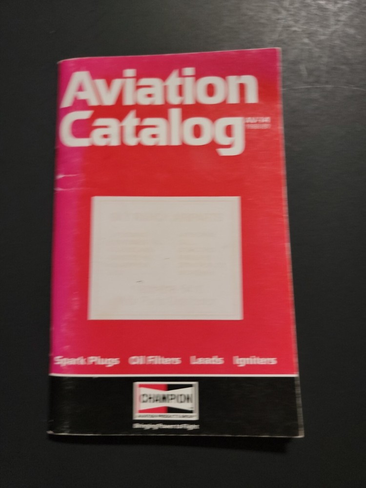 AVIATION CHAMPION CATALOG