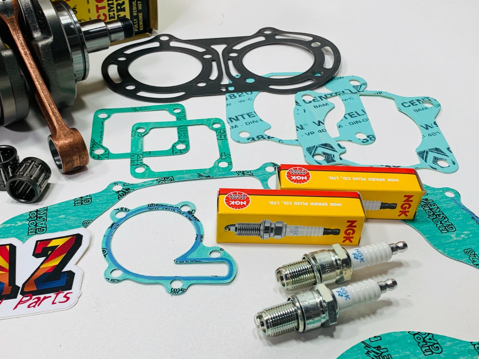 Banshee 350 64mm Stock Bore Wiseco Hotrods Crank Seals Top End Motor Rebuild Kit