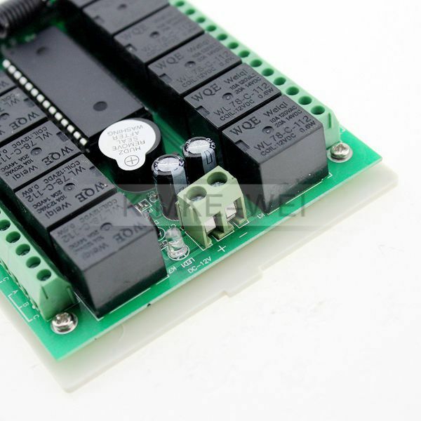 12 Channel Wireless Radio RF Remote Control System