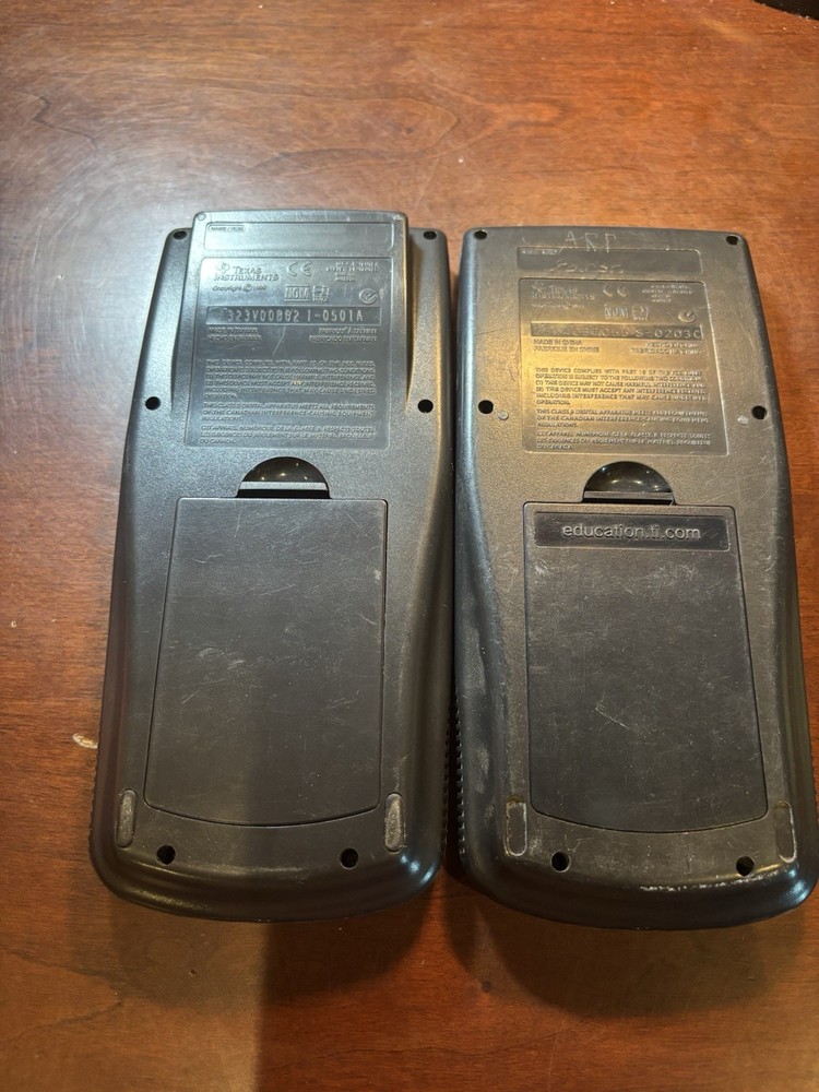 (2) Texas Instruments Ti-83 Plus Graphing Calculators Both Work