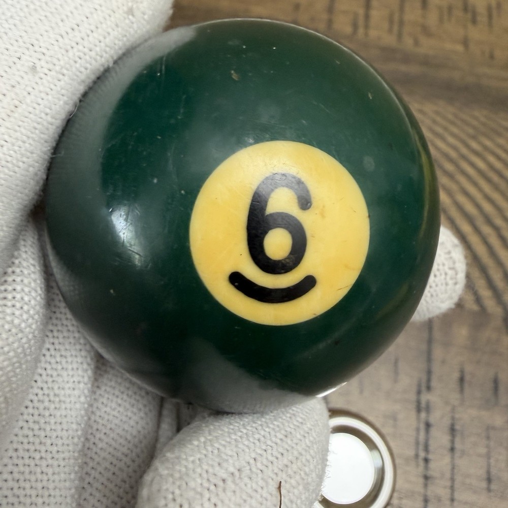Vintage Pool Billiard Ball #6 Solid Bakelite Tested 2 1/4" Standard Replacement