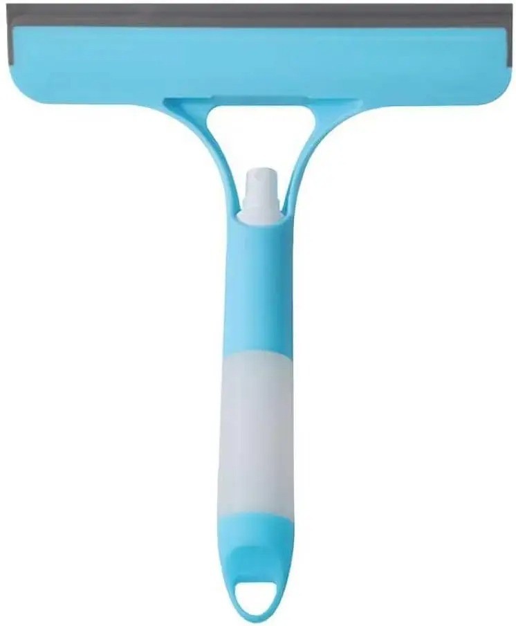 Window Cleaning Tool 3-in-1 Squeegee Spray Bottle Microfiber Cleaner