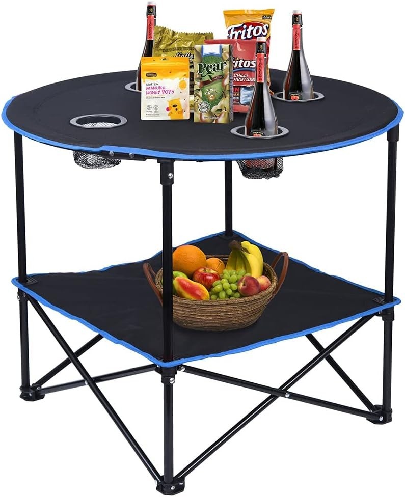 Durable Folding Picnic Table - Easy Assembly & Stain Resistant for Any Adventure