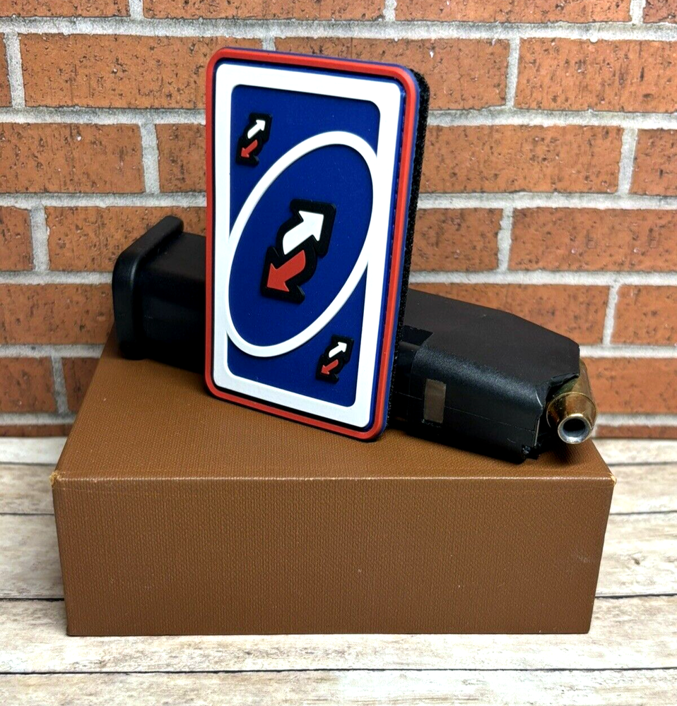Tactical PVC Patch - Uno Reverse Card Patch - USA Uno Reverse Card PVC Patch